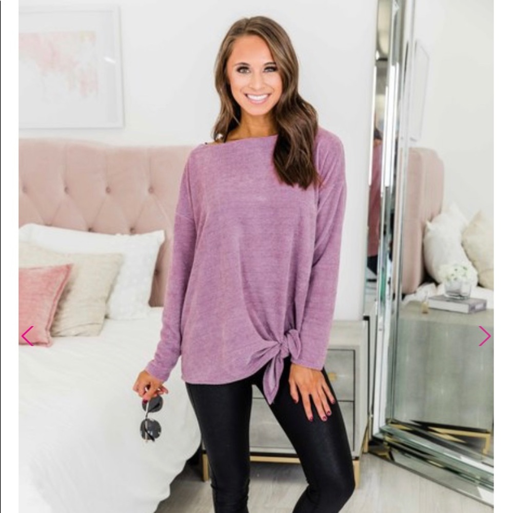 Let Me Love You Berry Pullover